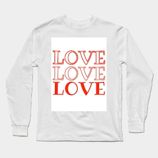 Love love Long Sleeve T-Shirt